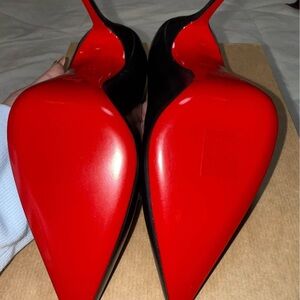 Christian Louboutin Black and Red Heels